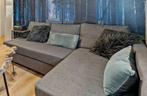 Slaapbank_IKEA_FRIHETEN_Inschuifbaar_Met opberglade., Ophalen, Gebruikt, 210 cm, Tweepersoons