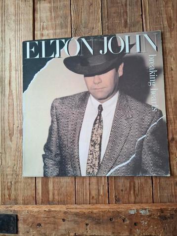 Elton John  - Breaking hearts      vinyl lp platen  beschikbaar voor biedingen