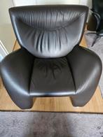 Lederen fauteuil, Ophalen, Gebruikt, Minder dan 75 cm, Leer