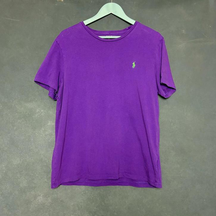 Ralph Lauren t-shirt | maat L | kleur paars, Kleding | Heren, T-shirts, Zo goed als nieuw, Maat 48/50 (M), Paars, Ophalen of Verzenden