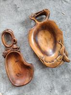 Jan Dostal Houten Kunstwerken met Dierfiguren, Antiek en Kunst, Ophalen of Verzenden