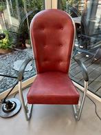 Originele Gispen fauteuil AA in origineel gispen rood leer!, Huis en Inrichting, Ophalen, Gebruikt, Leer, Gispen
