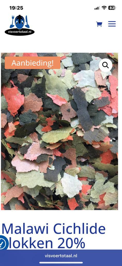Malawi vlokken, cichlide voer, visvoer, Dieren en Toebehoren, Vissen | Aquaria en Toebehoren, Nieuw, Overige typen, Ophalen of Verzenden