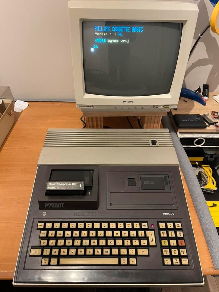 Te koop Philips P2000T 80 Kb versie, Computers en Software, Vintage Computers, Ophalen of Verzenden