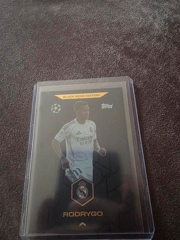 Topps match attax 25/26 Rodrygo black edge edition beschikbaar voor biedingen