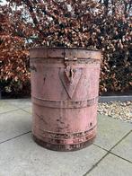 Vintage ijzeren ton als tafel, Ophalen, Zo goed als nieuw