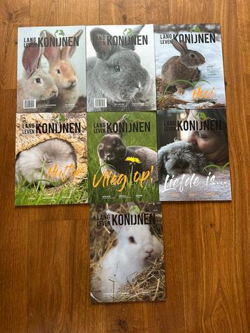 7x tijdschrift Lang Leven Konijnen beschikbaar voor biedingen