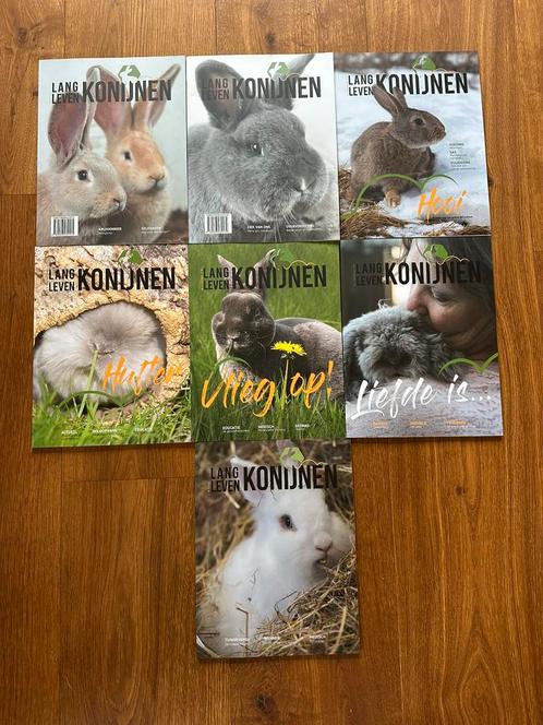 7x tijdschrift Lang Leven Konijnen, Boeken, Tijdschriften en Kranten, Zo goed als nieuw, Ophalen of Verzenden