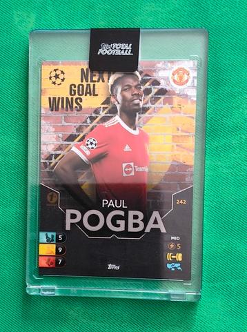Paul Pogba Manchester United Topps Total Football  beschikbaar voor biedingen