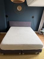 Boxspring met Emma O2 matras, Huis en Inrichting, Slaapkamer | Boxsprings, Ophalen, Gebruikt, Tweepersoons, 200 cm