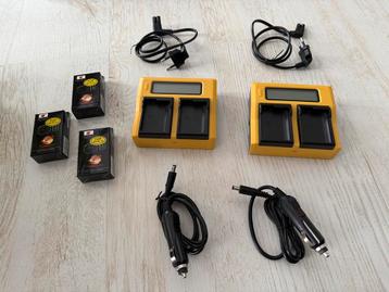 2x Patona Dual Charger voor EN-EL15 + 3x EN-EL15 accu beschikbaar voor biedingen