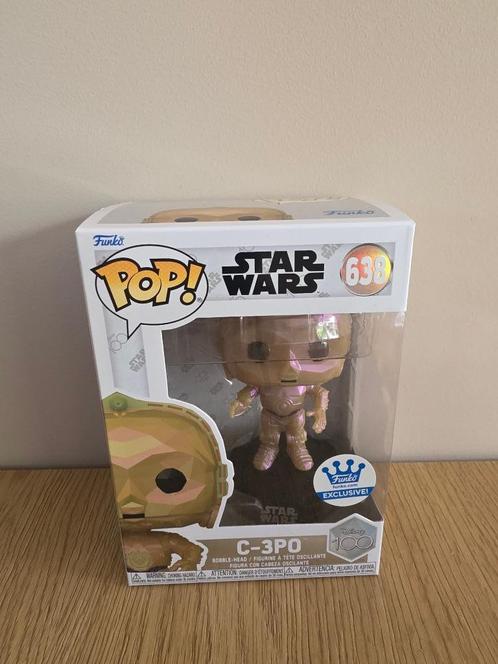 Funko Pop! 638 C-3PO (Facet) (Disney 100) (Funko Exclusive), Verzamelen, Poppetjes en Figuurtjes, Nieuw, Verzenden