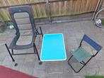 Visstoel en Tafel Set, Watersport en Boten, Hengelsport | Karpervissen, Ophalen, Gebruikt, Overige typen