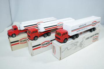 Majorette 3 Texaco modellen in prachtige staat in box 1:100 beschikbaar voor biedingen