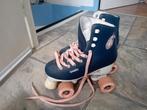 OXELO Rolschaatsen Blue Navy met Licht Roze maat 36, Kinderen, Nieuw, Inline skates 4 wielen, Ophalen