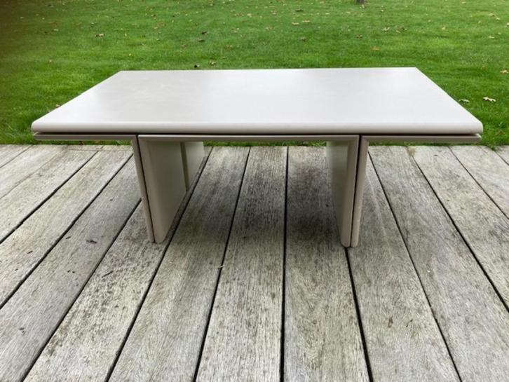 Leolux maya tafel salontafel bijzettafel wit modern design, Huis en Inrichting, Tafels | Salontafels, Gebruikt, Minder dan 50 cm