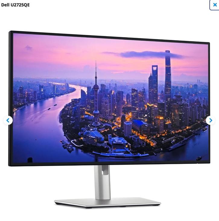 27" Dell Ultrasharp U2725QE 4K 120Hz + Hub monitor, Computers en Software, Monitoren, Zo goed als nieuw, 151 t/m 200 Hz, DisplayPort