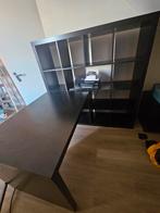 Ikea Kallax bureau kast zwart, Huis en Inrichting, Ophalen, 50 tot 100 cm, Zo goed als nieuw, Minder dan 100 cm