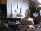 Drie identieke 'scheeps' lampen, Ophalen of Verzenden, Zo goed als nieuw, Metaal, Minder dan 50 cm