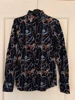 Cavallaro Napoli blouse, stretch, mt 36, dames, Ophalen of Verzenden, Zo goed als nieuw, Maat 36 (S), Blauw