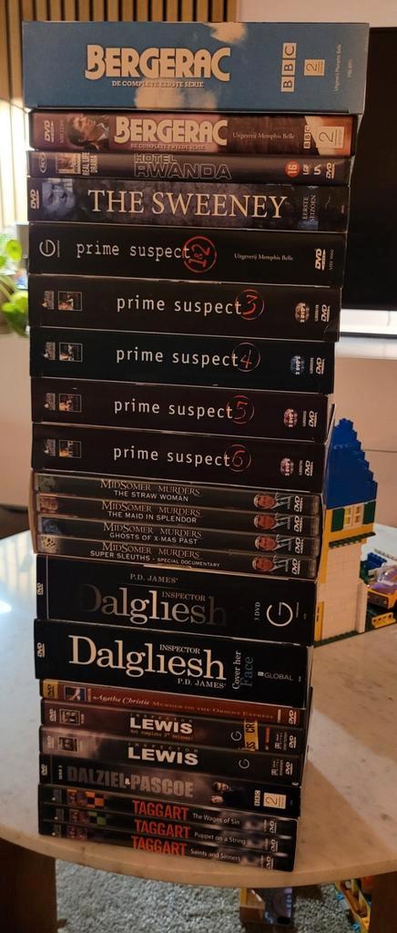 Detective DVD Collectie - Bergerac, Prime Suspect & Meer!, Cd's en Dvd's, Dvd's | Tv en Series, Zo goed als nieuw, Thriller, Boxset
