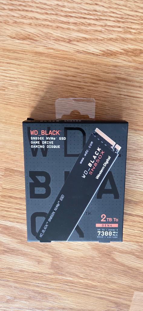 Western Digital sn850x 2TB SSD new sealed, Computers en Software, Harde schijven, Nieuw, Console, Intern, SSD, Overige aansluitingen