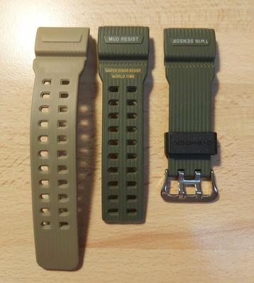 Casio - Mudmaster GG1000 - Bandje - Ingekort - Donker Groen beschikbaar voor biedingen
