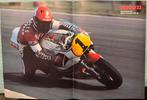Poster Kenny Roberts op Yamaha OW-54 500cc, Verzenden, Zo goed als nieuw, Motoren
