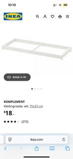 Ikea Komplement kledingroede 75 x 35, Huis en Inrichting, Kasten | Kledingkasten, Ophalen, Nieuw, 50 tot 100 cm, Minder dan 100 cm