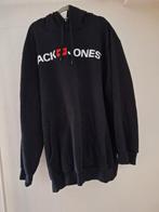 JACK & JONES HOODIE ZWART MAAT 6XL (NIEUW!!), Kleding | Heren, Grote Maten, Verzenden, Zwart, Trui of Vest, Zo goed als nieuw