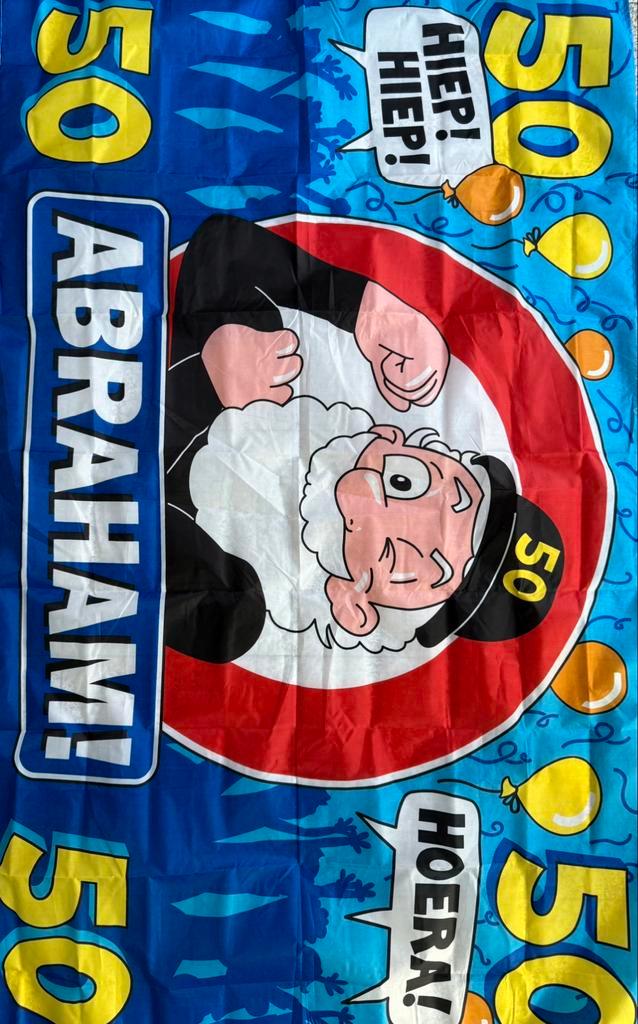 Abraham feest pakket inclusief opblaaspop, Hobby en Vrije tijd, Feestartikelen, Zo goed als nieuw, Versiering, Abraham of Sarah