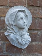 Maria met kind wanddecoratie betonnen beeld tuinbeeld beton, Ophalen of Verzenden, Nieuw