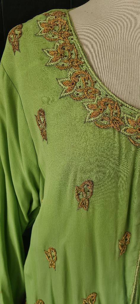 Dames Indiase kleding, maat 52, groen, Kleding | Dames, Gelegenheidskleding, Gedragen, Overige typen, Maat 46/48 (XL) of groter