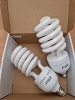 Set van 2 daglichtlampen / fotostudiolampen e27, Ophalen of Verzenden, Zo goed als nieuw, E27 (groot), Led-lamp