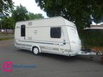 Fendt Saphir 450 Frans Bed en Treinzit+Mover, Caravans en Kamperen, Caravans, Bedrijf, Schokbreker, Tot en met 4, 1000 - 1250 kg
