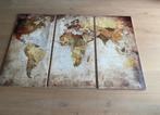 Drieluik met wereldkaart, Ophalen, Zo goed als nieuw