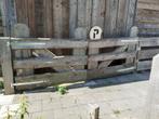 Douglas poort met automatische open/sluit functie, Tuin en Terras, Tuinhekken en Hekwerk, Ophalen of Verzenden, Gebruikt, Hout