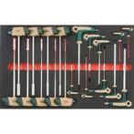 Dopsleutel en kogelinbus sleutelset 19-delig Force, Ophalen of Verzenden, Nieuw