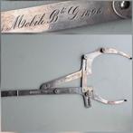 Antiek 1898 zilver Medisch instrument Pelvimeter compas mob., Antiek en Kunst, Ophalen of Verzenden