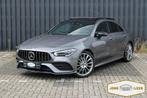 Mercedes-Benz CLA-klasse CLA200 AMG PANO SFEER HUD DISTRONIC, Te koop, Zilver of Grijs, 5 stoelen, 163 pk