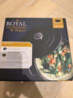 Royal van Kempen & Begeer Braadpan met Deksel 22cm, Ophalen, Nieuw, Koekenpan of Braadpan, Gietijzer