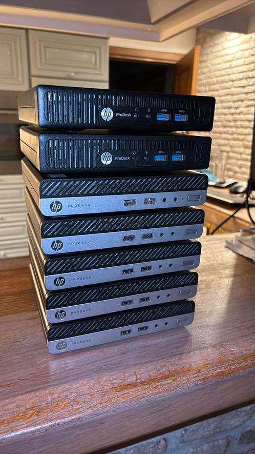 HP Prodesk G2 en G3 Desktop mini, Computers en Software, Desktop Pc's, Refurbished, Ophalen