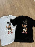2 Palm Angels Shirts - Zwart & Wit - Teddy Beer Print, Ophalen of Verzenden, Nieuw, Maat 52/54 (L), Overige kleuren