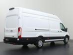 Ford Transit 2.0TDCI 170PK L4H3 Jumbo | Airco | Camera | Cru, Auto's, Bestelauto's, Stof, Gebruikt, Zwart, Wit