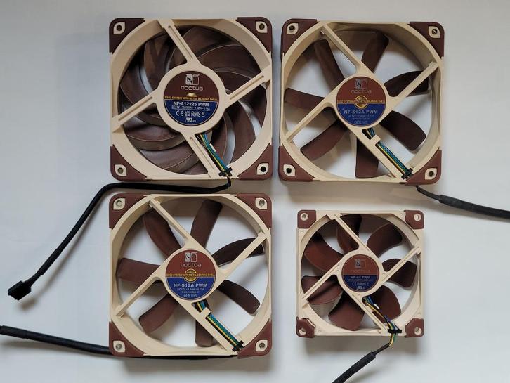 4x Noctua Ventilatoren – A-kwaliteit – PWM – Stil & krachtig, Computers en Software, Computerkoelers, Gebruikt, Luchtkoeling, Ophalen of Verzenden
