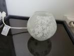 Mooi Nachtlampje van glas, perfect op nachtkastje, Ophalen of Verzenden, Zo goed als nieuw, Glas, Minder dan 50 cm