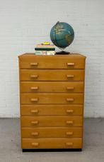 Vintage Schoolkast Papierkast Ladekast, Huis en Inrichting, Ophalen, Gebruikt, ., 50 tot 100 cm