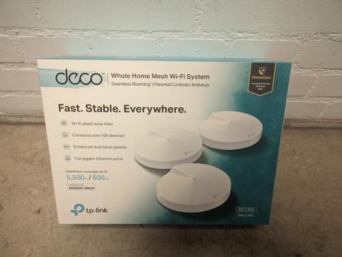TP-Link Deco M5 Whole Home Mesh Wi-Fi systeem 3 pack, Computers en Software, WiFi-versterkers, Nieuw, Ophalen of Verzenden