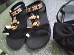 2 paar nieuwe Zomerschoentjes, Zwart, Nieuw, Geen, Sandalen of Muiltjes