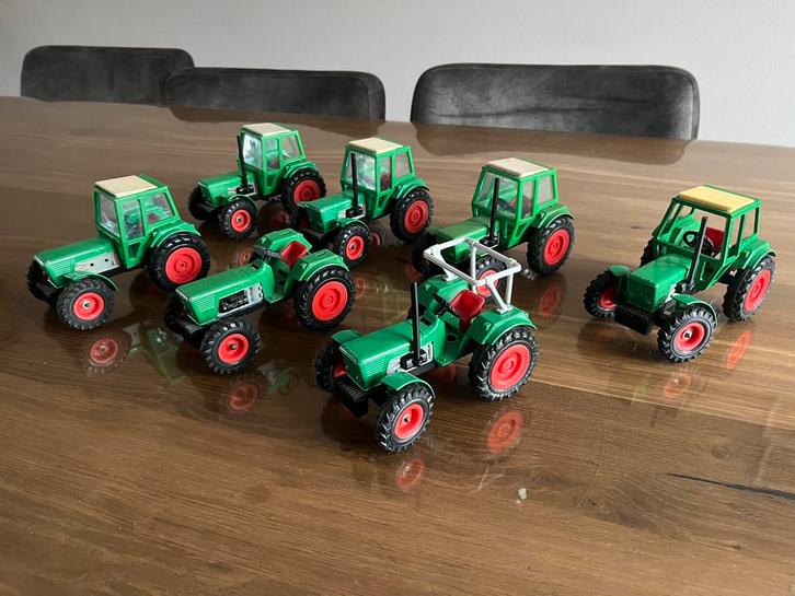 Verzameling Deutz D 100 06 tractors Gama 424, Hobby en Vrije tijd, Modelauto's | 1:32, Gebruikt, Tractor of Landbouw, Overige merken